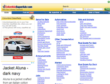 Tablet Screenshot of columbiasuperads.com